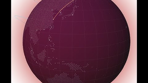 GitHub Globe clone - From Dakar To Worldwide