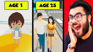 😂 100 YEAR LIFE SIMULATOR 😂| Funny Moments Part 1 | Hitesh KS