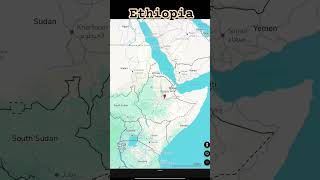 Ethiopia map 🗺️#map #ethiopia #africa #geography #africancountry #travel #viral #shorts #short
