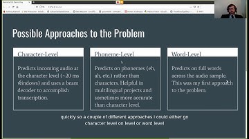 Caption This Presentation (End-to-End ASR Project)