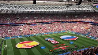 Russia - Spain. FIFA WorldCup Russia 2018. Anthem of Russia !!!