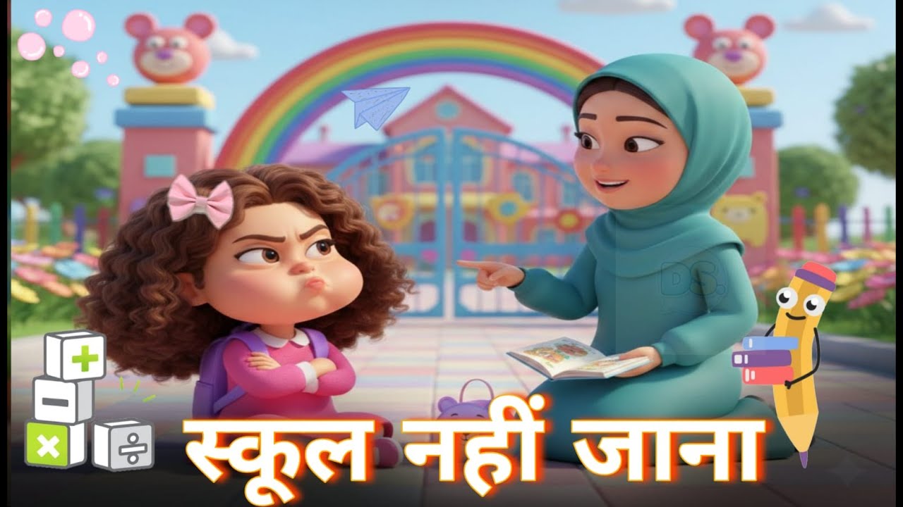 School Nahi Jana | Naughty Sehrish Morning Routine | स्कूल नहीं जाना  Story Nursery Rhymes..