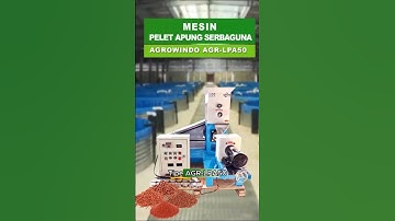 Cetakan 6mm 🔥 Mesin Pelet Apung AGR-LPA50 — Cocok untuk Ikan Lele & Patin!