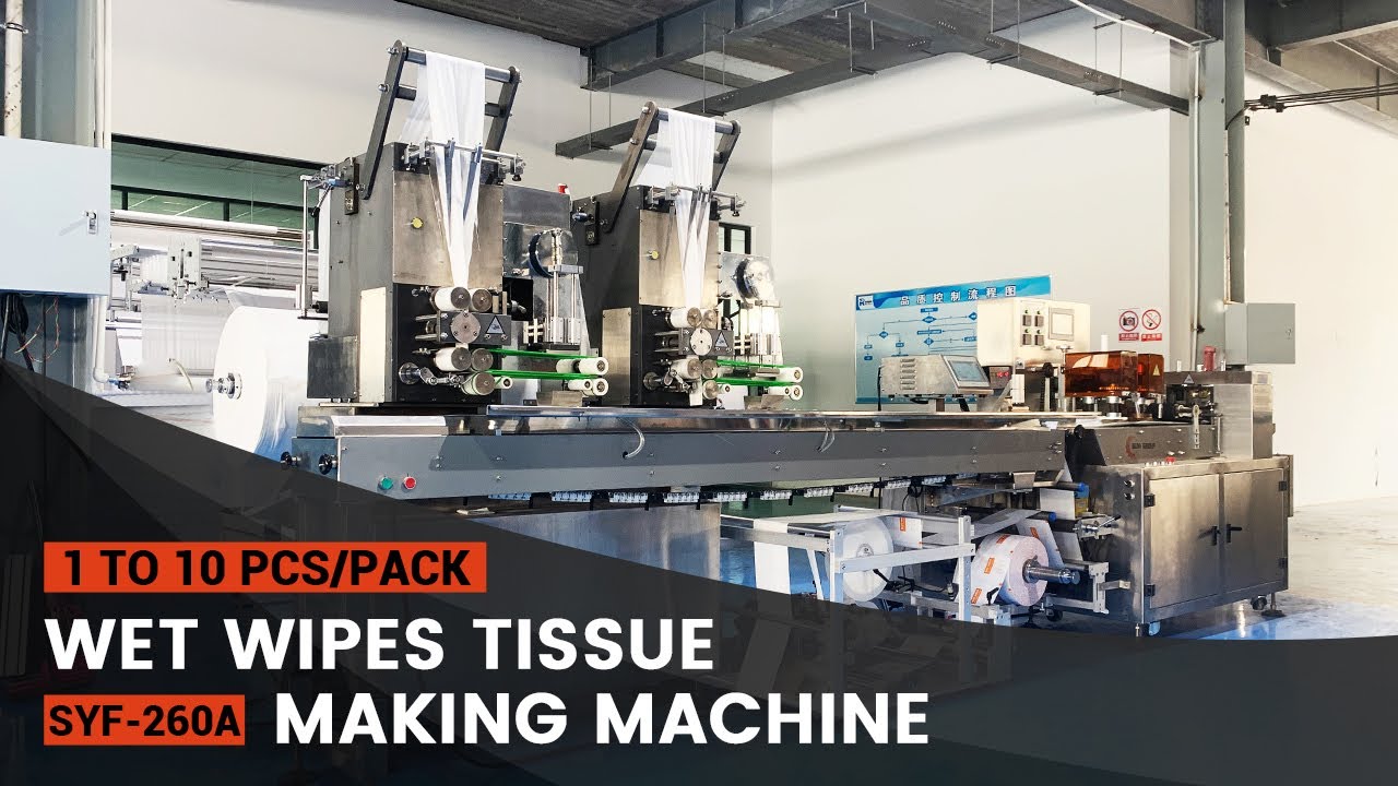 1 to 10 Piece Per Pack Wet Wipes Making Machine (Fully Automatic)