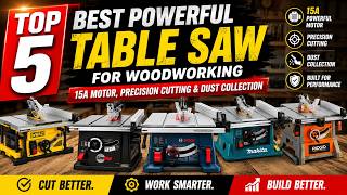 5 Best Table Saws for Woodworking 2026 🔥 Powerful & Precise Cuts