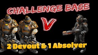 War Commander - Challenge Base V - 2 Devout's & 1 Absolver.