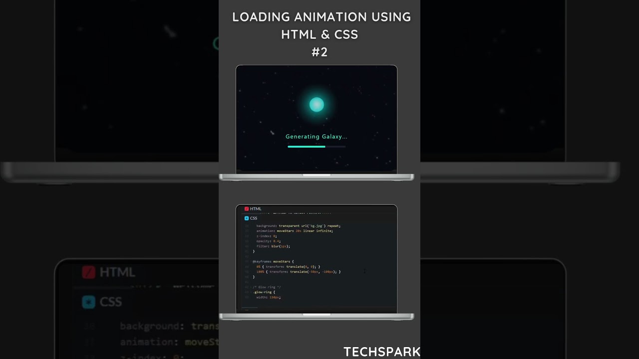 WebSite  Loading Animation Using HTML & CSS #2  |  