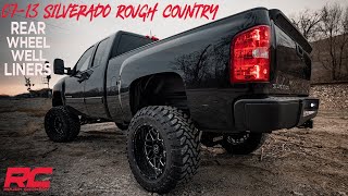 20072013 Silverado Rough Country Rear Wheel Well Liners | INSTALL!