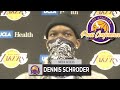 Dennis Schroder Reacts to Ejection with Kyrie Irving | Nets vs Lakers