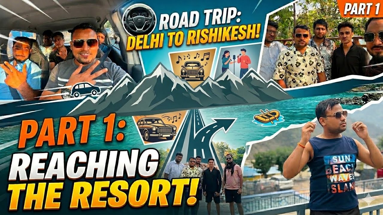 DELHI TO RISHIKESH: The Epic Overnight Road Trip! 🚗💨 (Part 1