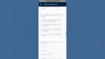 #NPTEL #SAFTY IN CONSTRUCTION // ASSIGNMENT -5 SOLUTIONS