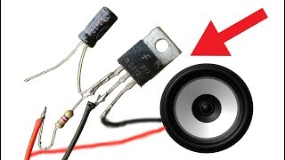 How to make amplifier use D313 transistor,diy amplifier super easy