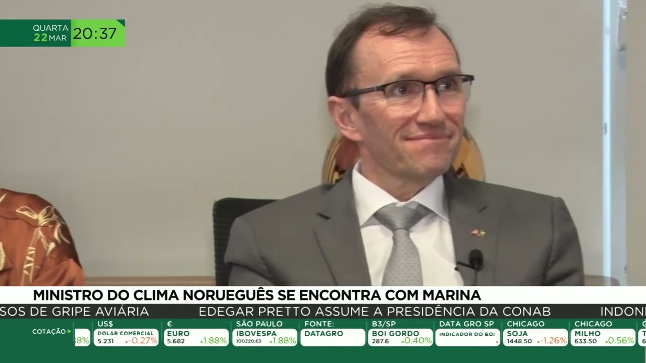 Ministro do clima Norueguês se encontra com Marina