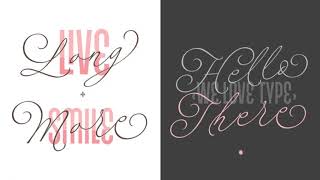 Fluire Font example