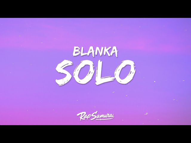 Blanka - Solo (Lyrics) [Eurovision 2023 Poland] class=