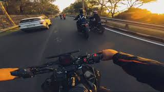 Sunset, open road & brotherhood... 🏍️🌅 #Shorts #RiderLife