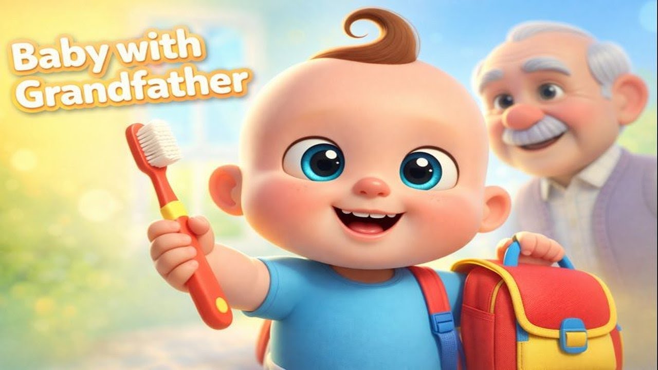 Baby Learns with Wise Grandfather 👴👶 | Calm Nature, Habits & Gentle Play