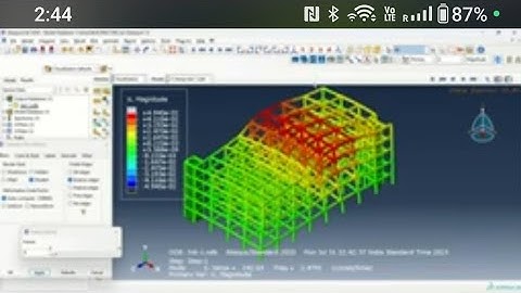 Multistory RCC building modelling in ABAQUS || Fire analysis|| ABAQUS Modelling