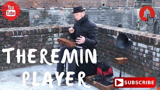 Theremin AMAZING instrument  (An instrument you play by not touching it)@Cairoli park