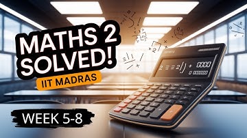 🔥 MATHS 2 | Weeks 5-8 | IIT MADRAS - GRADED ASSIGNMENTS SOLVED!    #iitmadras #maths2 #datapocalypse