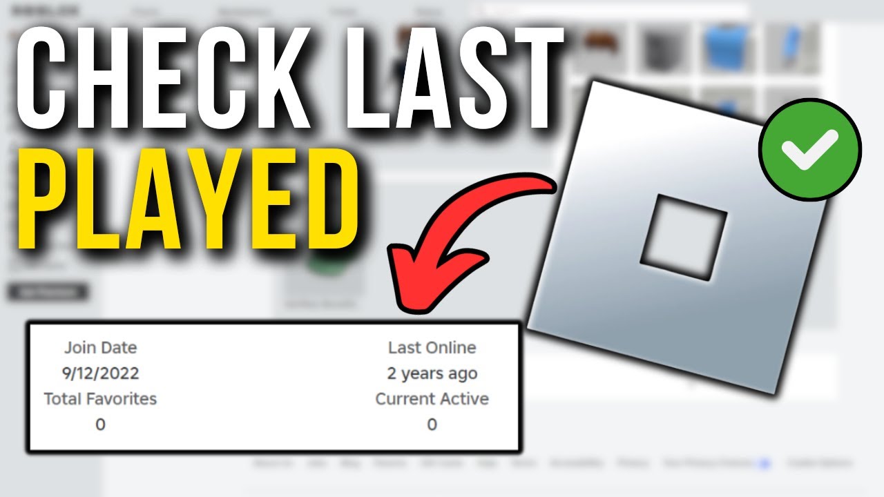 How To See When Someone Last Played In Roblox (2025) - YouTube