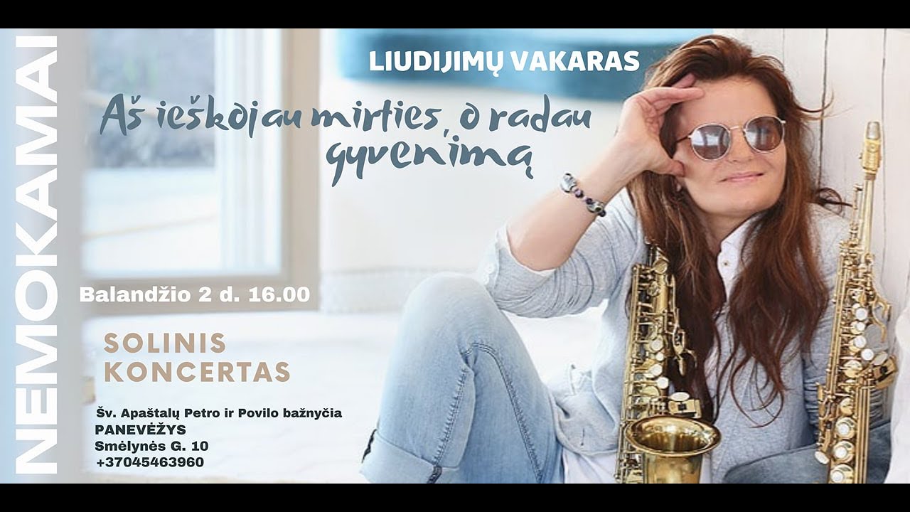 Solinis koncertas - liudijimų vakaras