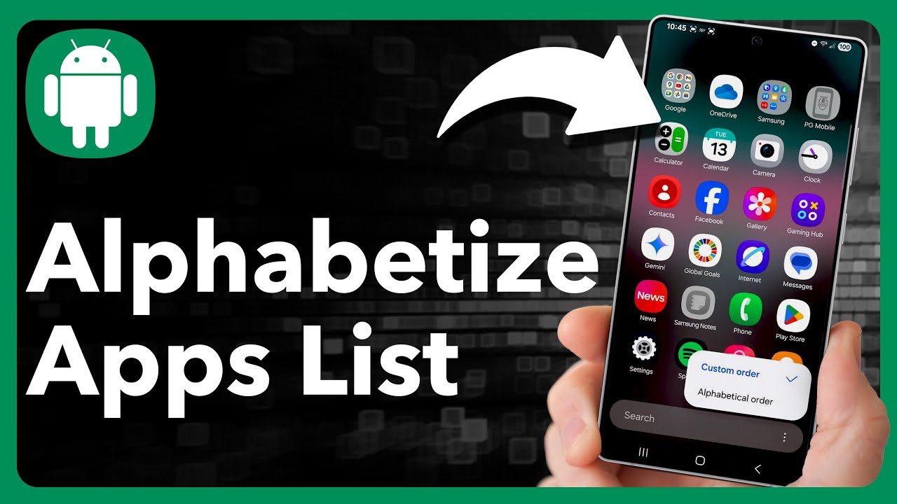 How To Alphabetize Apps On Android