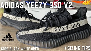 Adidas Yeezy Boost 350 V2 Core Black White Oreo On Feet Review