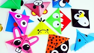 10 easy animal origami paper corner bookmark designs - crafts
simplekidscrafts. 5 minutes craftin this episode i share wit...