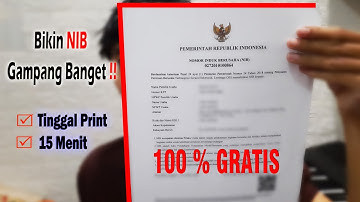 Tutorial membuat NIB online OSS | Cepat  dan Gratis !