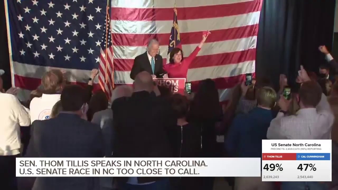 GOP Sen. Thom Tillis Wins Reelection In North Carolina After ...