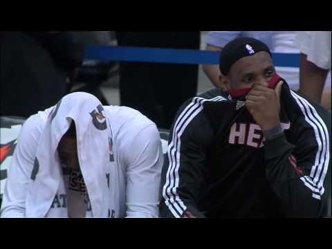 LeBron James and Dwyane Wade Kiss Cam (Miami Heat ...