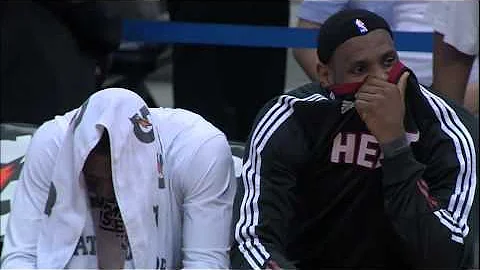 LeBron James and Dwyane Wade Kiss Cam (Miami Heat at Atlanta Hawks) - DayDayNews