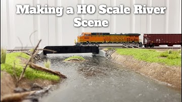 Making a HO Scale River Scene on the Layout! - Ep 4