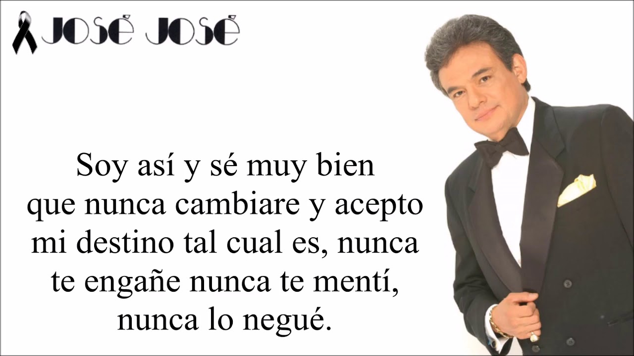 José José Soy Así YouTube