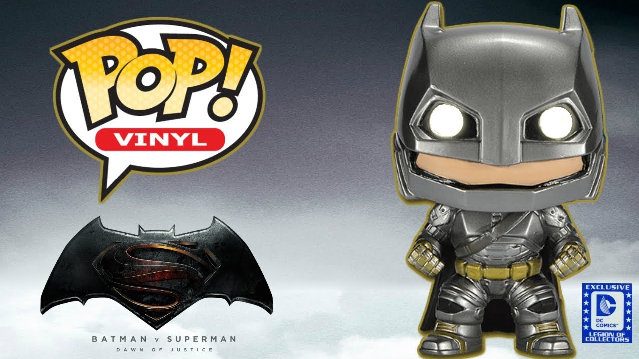 Funko Pop! Batman V Superman: Armored Batman DC Comics Legion Of Collectors  Exclusive - YouTube