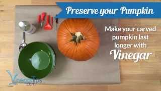 Preserve your Pumpkin with Vinegar