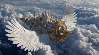 Golden City Of Celestial Angels | A Heavenly Journey To The Divine Architecture