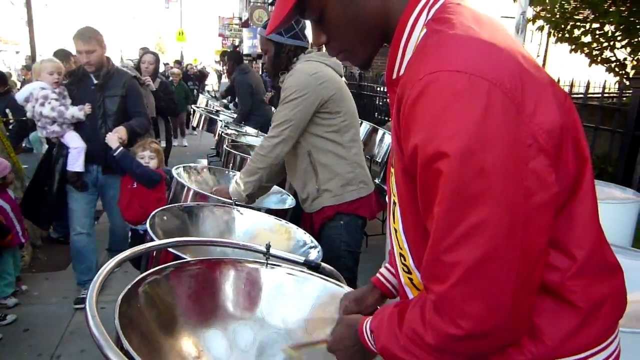 Steel Drum Street Band Guyanese/Caribbean/West Indies Music 2011 NYC Marathon YouTube