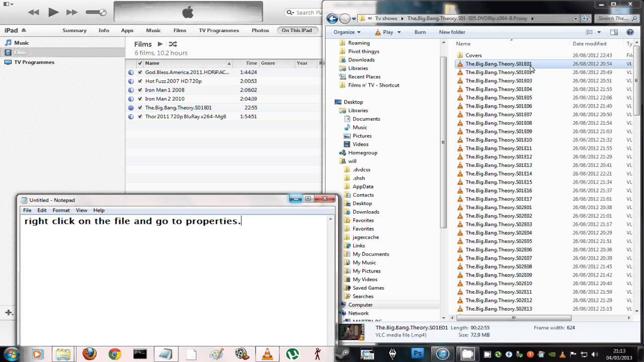 How to put movies onto iTunes - YouTube