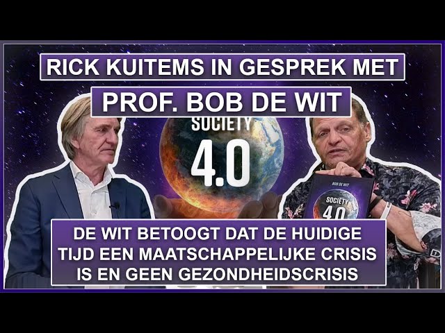 Rick Kuitems in gesprek met Prof. Bob de Wit over Society 4.0