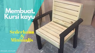 Woodworking // Cara Mudah Membuat Kursi Kayu