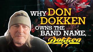 Why Don Dokken owns the band name Dokken