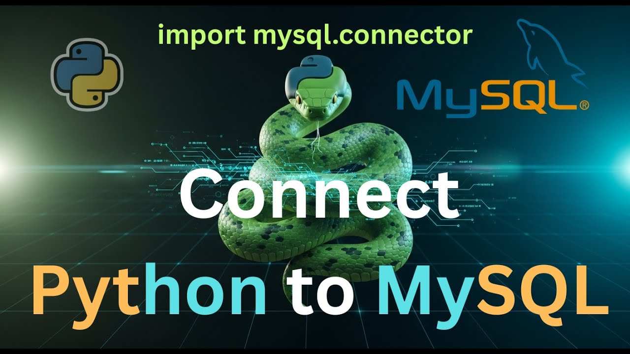 Connect Python to MySQL Database | Complete Tutorial - YouTube