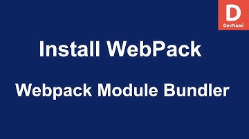 How to Install WebPack on Windows