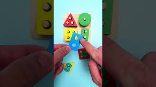 Let's Learn Numbers & Shapes! 🔢🔺🔵 Colorful Sorter Activity
