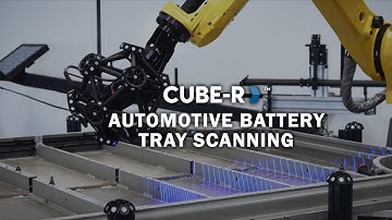 CUBE-R | Complete process of programming and measuring an EV battery tray using VXscan-R