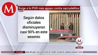 CdMx exige a la PGR más apoyo contra ‘narcodelitos’