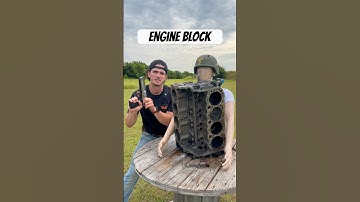 Engine Block vs 50 Cal Sniper Rifle