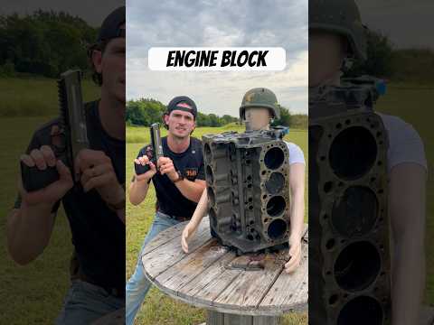 Engine Block vs 50 Cal Sniper Rifle